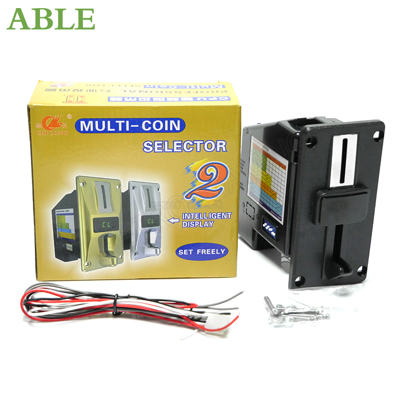Arcade Games And Vending - Multi-Münzprüfer-Selektor CL-168 verschiedene elektronische Münz-Roll-Down für