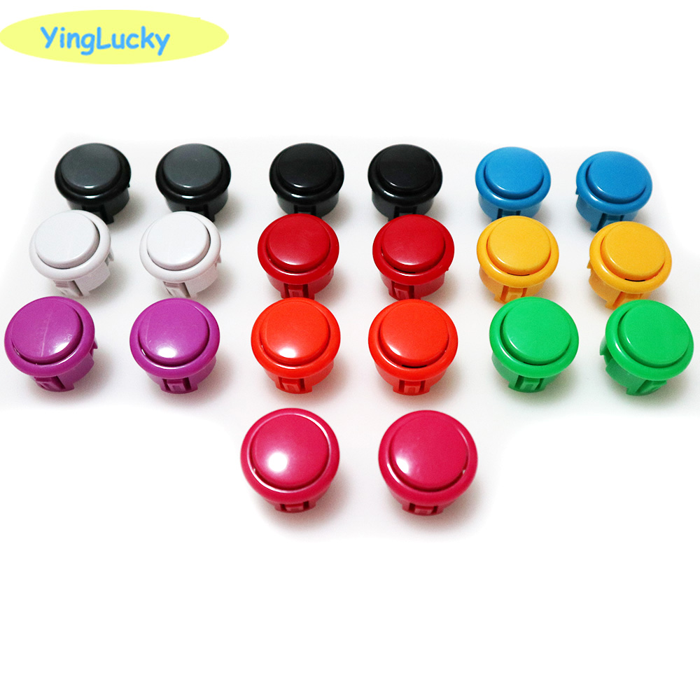 Arcade Card Vending Machine - Yinglucky 100 Stück Arcade-Knöpfe-Set, 24 mm/30