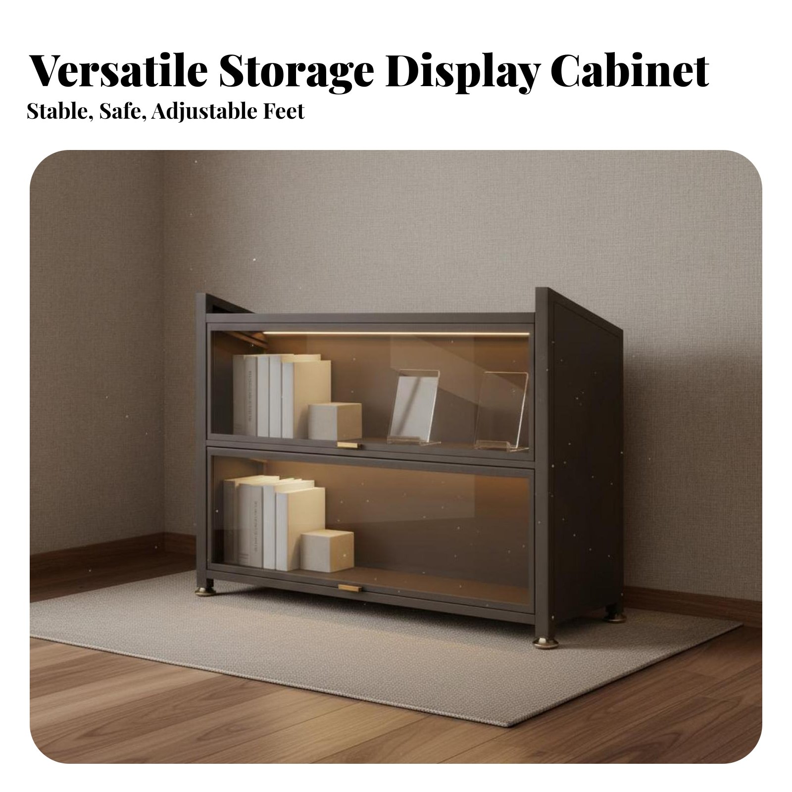 Figuren-Vitrine mit Schmutzabw – Glass Cabinet Display Bewertung und Preis