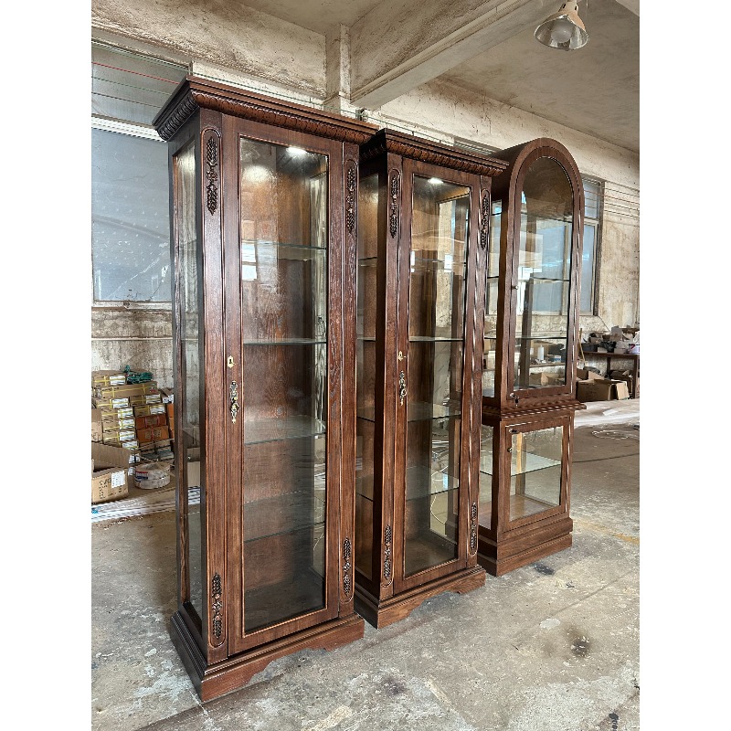 Chinesische Antike Vitrine Gla – Glass Cabinet Display Bewertung und Preis