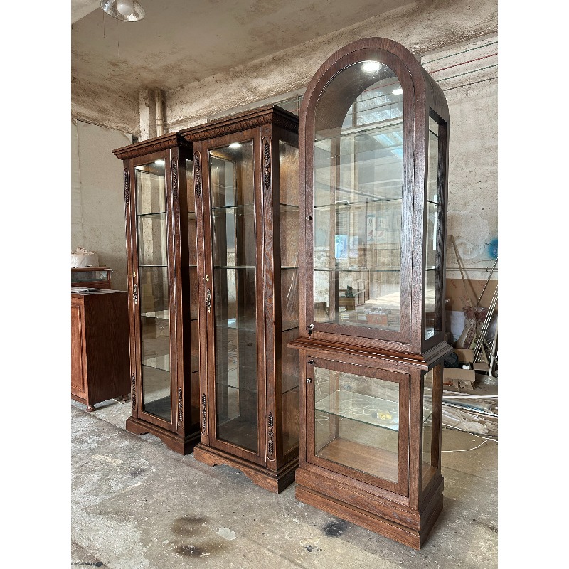 Chinesische Antike Vitrine Gla – Glass Cabinet Display Bewertung und Preis