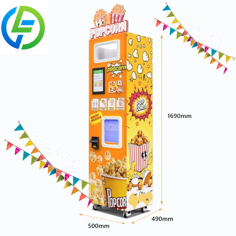 Maßgefertigter 24/7-Betrieb Po – Popcorn Vending Machine Bewertung und Preis