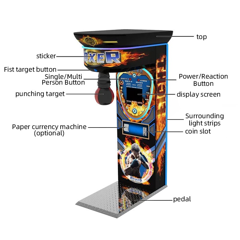 Maßgefertigte münzbetriebene B – Coin Pusher Machine Bewertung und Preis