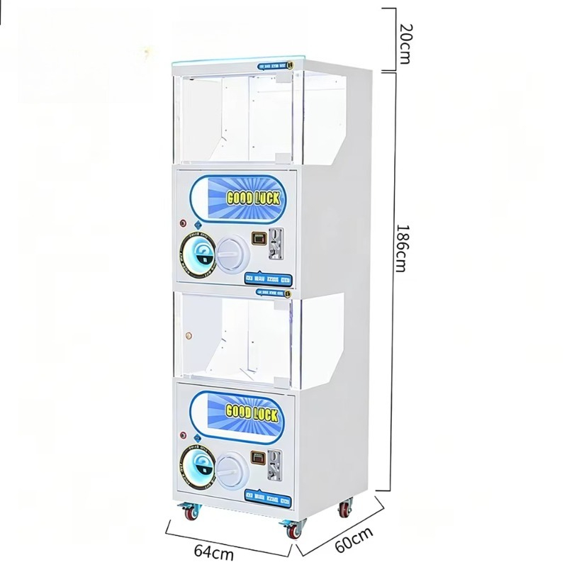 Transparenter Kabinett-Kapsels – Vending Game Bewertung und Preis