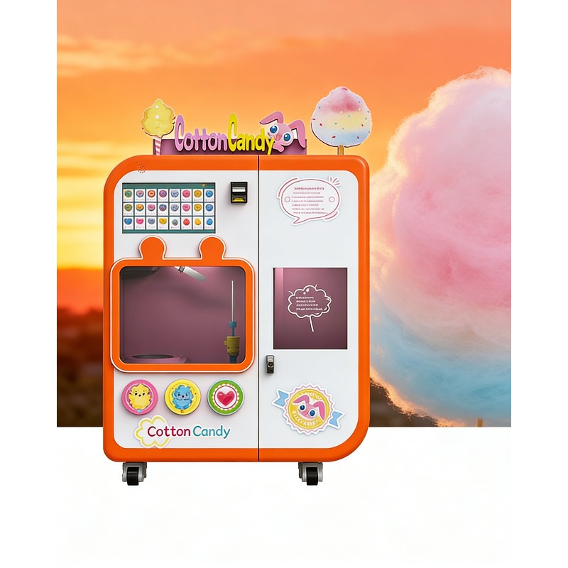 Vollautomatischer Zuckerwatte- – Commercial Vending Machine Bewertung und Preis