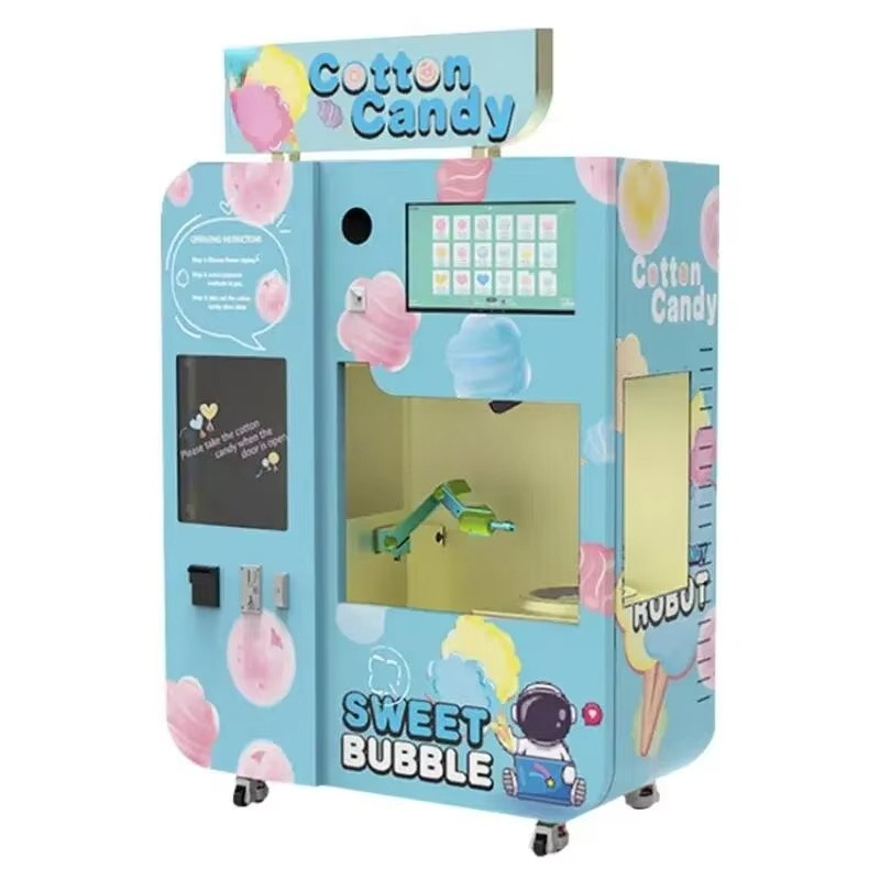 Vollautomatischer Zuckerwatte- – Commercial Vending Machine Bewertung und Preis