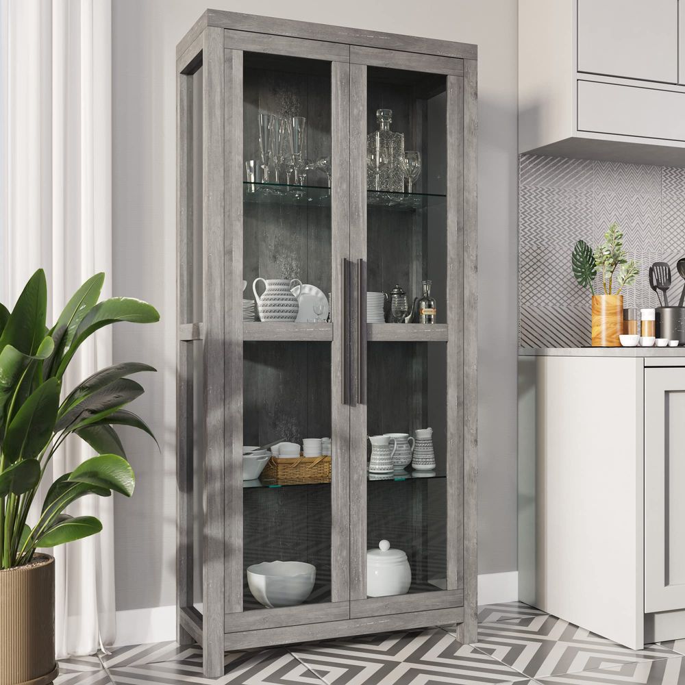 Glas-Vitrine, Hoher Schaukaste – Glass Cabinet Display Bewertung und Preis
