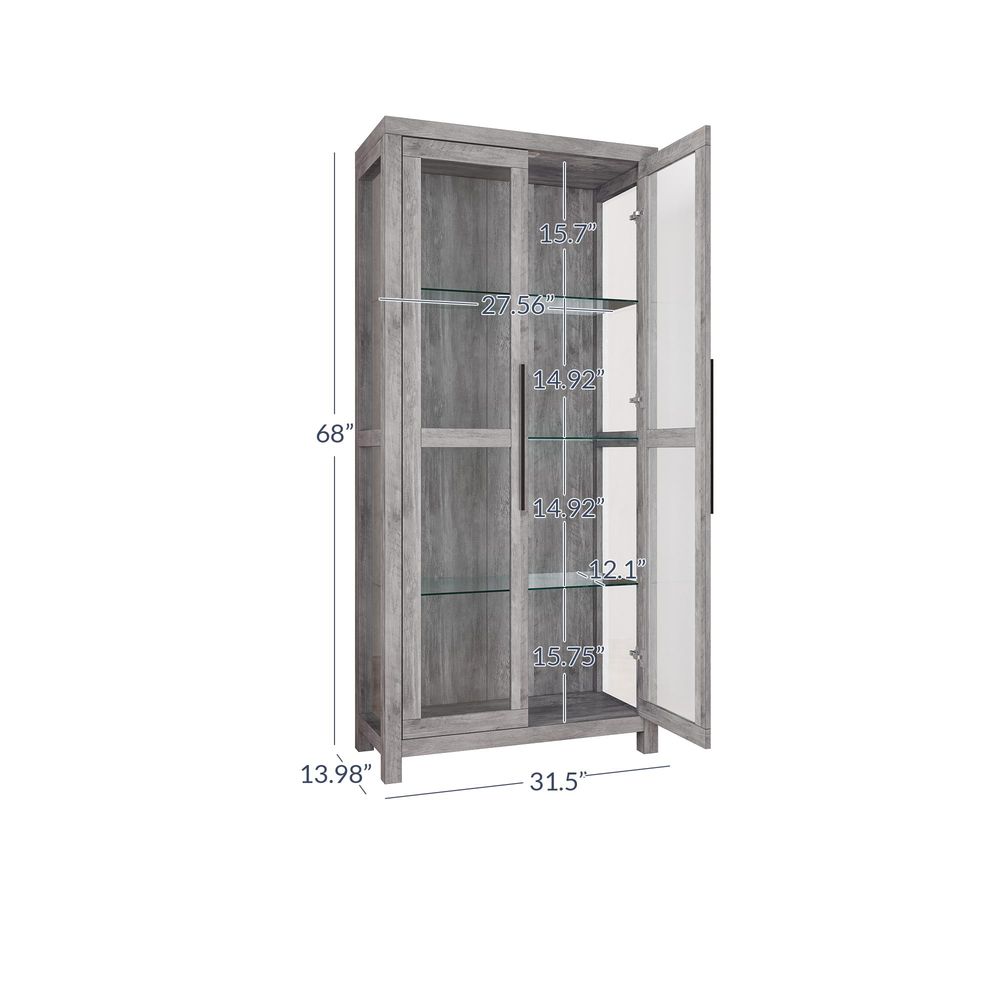Glas-Vitrine, Hoher Schaukaste – Glass Cabinet Display Bewertung und Preis