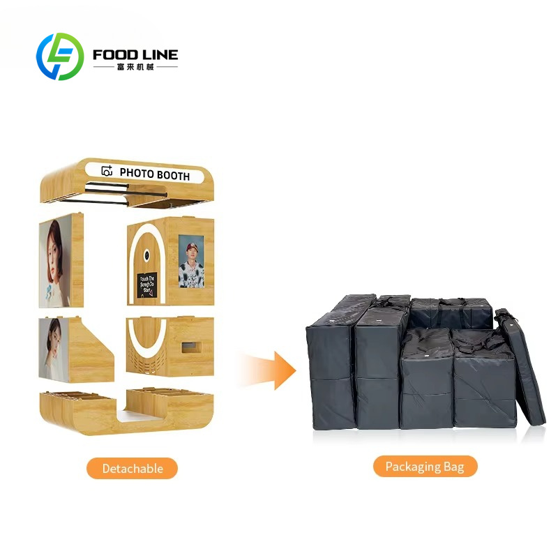 Maßgefertigte Tragbare Holz-Fo – Photo Booth Machine Bewertung und Preis